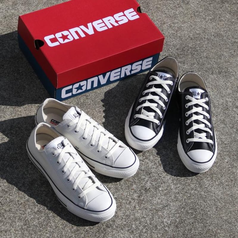 即決セール／CONVERSE LEATHER ALL STAR ED OX CONVERSE ALL STAR / OX LEATHER ALL STAR R OX /