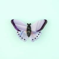 ククシュゼット 正規商品 アクセ ピン クリップ 虫 かわいい ギフト Coucou Suzette 紫色 蝶 ヘア クリップ パープル(pubutterflyclip)