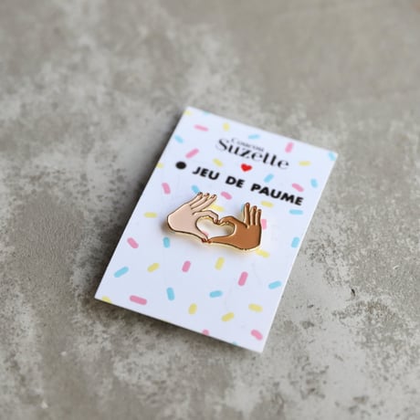 ククシュゼット 正規商品 ピンバッジ ブローチ かわいい おしゃれ フランス 個性的 Coucou Suzette ラブ ピン ミックス (lovepinmix)