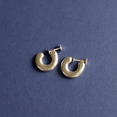 TEN. 正規商品 ユニセックス アクセサリー テン ベーグル イヤリング シルバー/ゴールド【即日発送】
