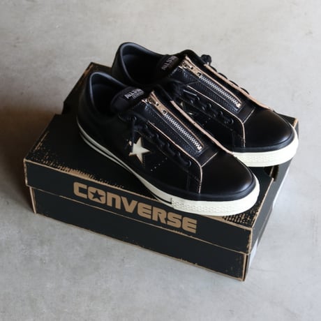 【4月3日発売開始】CONVERSE×Schott コンバース×ショット CONVERSE ONE STAR Z / Schott ワンスター Z レザー ブラック BLACK 2026春夏新作