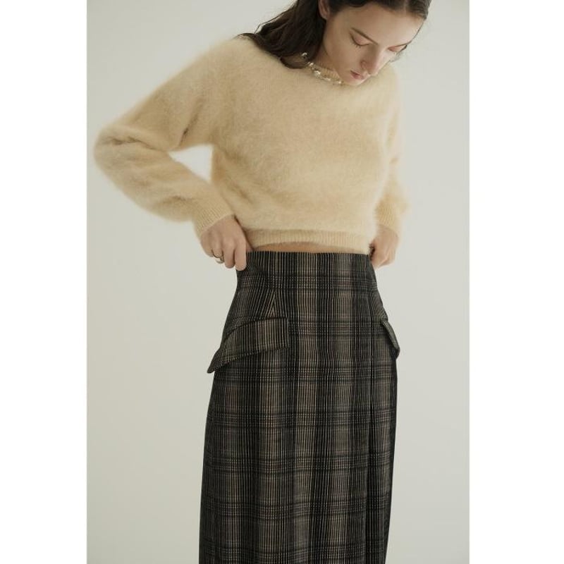 CLANE H/W Tuck Maxi Skirt クラネ 