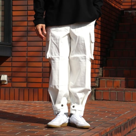 フランス軍 ミリタリー パンツ M47 フィールド パンツ M47 Field pants ユニセックス ブラック/ホワイト BLACK/WHITE 2色展開 2024春夏新作(24ss004)