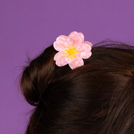 ククシュゼット 正規商品 ヘア アクセ クリップ かわいい 桜 フランス Coucou Suzette サクラ ヘア クロー Sakura Hair Claw ピンク(sakuraclaw)