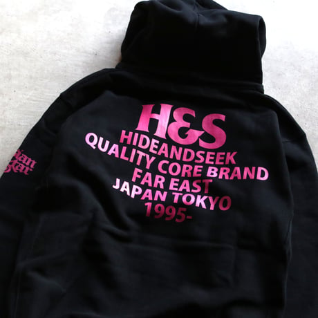 HIDEANDSEEK / SLOW&SEXY Hooded Sweat Shirt / H30th-110225