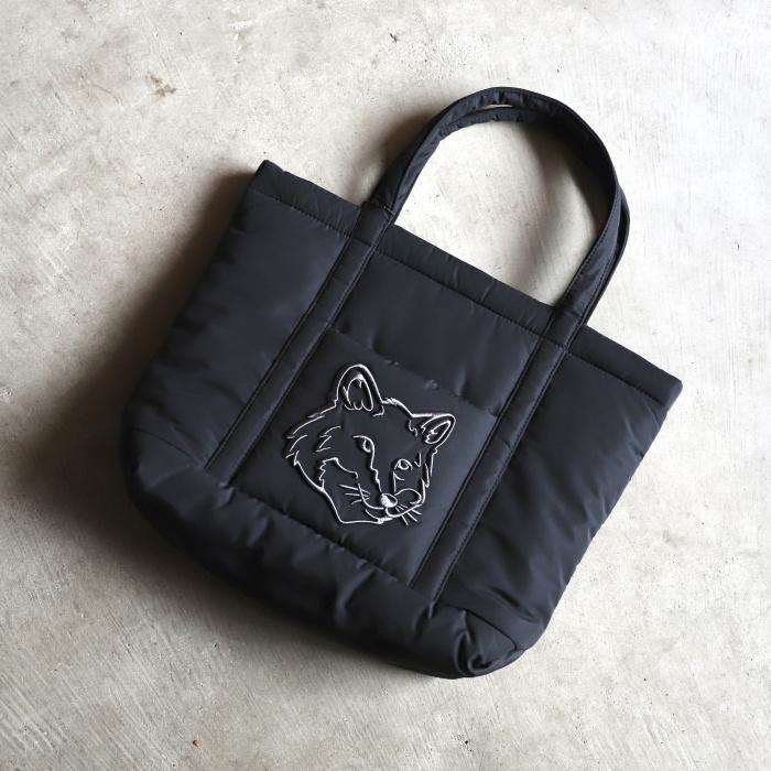 MAISON KITSUNE / FOX HEAD PUFFER BAG MEDIUM / n