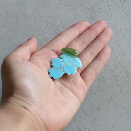 ククシュゼット 正規商品 ヘアアクセ クリップ ピン ヘアピン 花 フランス Coucou Suzette 藤の花 ヘア クリップ ピンク(wisteriaclip)