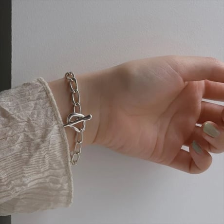 TEN. 正規商品 ユニセックス アクセサリー テン ムード フープ ブレスレット シルバー【即日発送】(br-0020)(brm-0020)