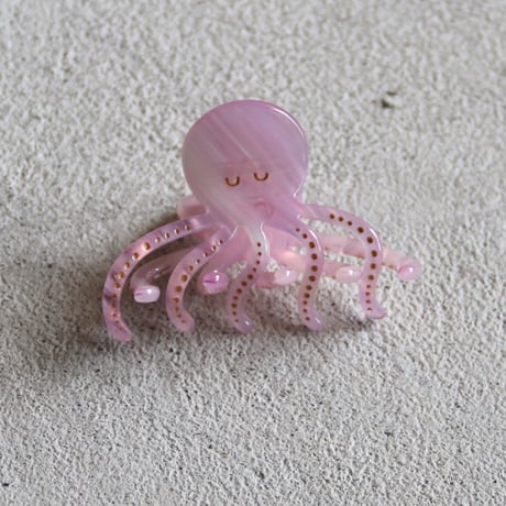 ククシュゼット 正規商品 ヘア ミニ アクセ クリップ 海 夏 魚 Coucou Suzette タコミニ ヘアクロー パープル (octopusminiclaw)