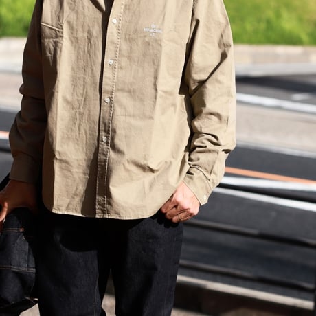 HIDEANDSEEK / B.D L/S Shirt（Washed） / HS-080425