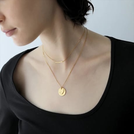 TEN. 正規商品 ユニセックス アクセサリー テン チルダ ネックレス シルバー/ゴールド【即日発送】(ne-0041)(neg-0041)