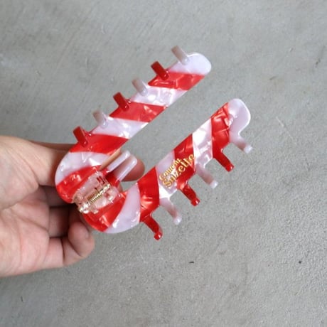 Coucou Suzette / Candy Cane Hair Claw / candycaneclaw