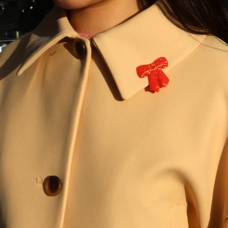 ククシュゼット 正規商品 ヘア アクセ クリップ かわいい リボン ギフト Coucou Suzette レッド リボン ヘア クリップ レッド(reribbonclip)
