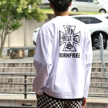 HIDEANDSEEK / MAD L/S Tee(Loose Fit) / HT-070425