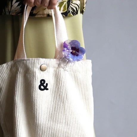 ククシュゼット 正規商品 ヘア アクセ クリップ かわいい 花 フランス Coucou Suzette パンジー ヘア クロー Pansy Hair Claw パープル (pupansyclaw)