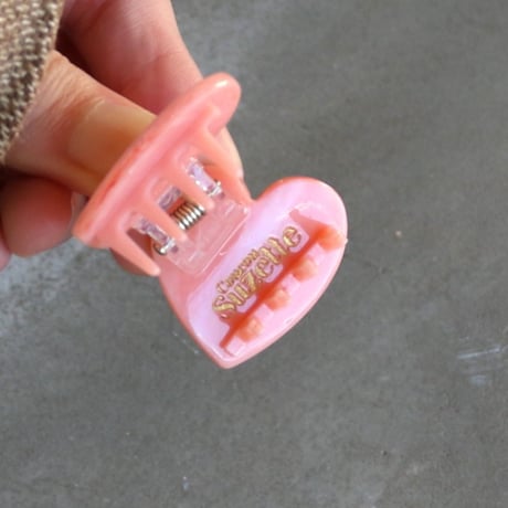 ククシュゼット 正規商品 ヘア ミニ アクセ クリップ Coucou Suzette  ピンク ミニ ハート ヘアクロー ピンク  (piminiheartclaw)
