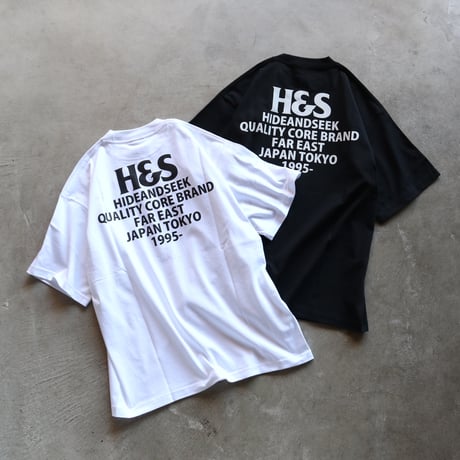 HIDEANDSEEK / H&S Logo S/S Tee (BigSilhouette) / HT-060625