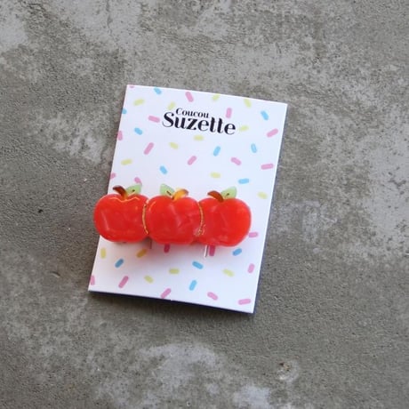 Coucou Suzette / Apple Hair Clip / appleclip