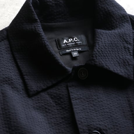 APC / SEERSUCKER COTON JACKET / 24253-1-35991