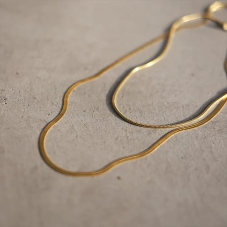 TEN. 正規商品 ユニセックス アクセサリー テン ラウンド スネーク チョーカー シルバー/ゴールド【即日発送】(ne-0014)(ne-0015)