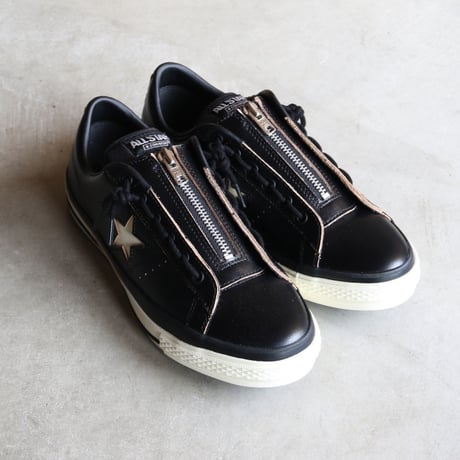 【4月3日発売開始】CONVERSE×Schott コンバース×ショット CONVERSE ONE STAR Z / Schott ワンスター Z レザー ブラック BLACK 2026春夏新作