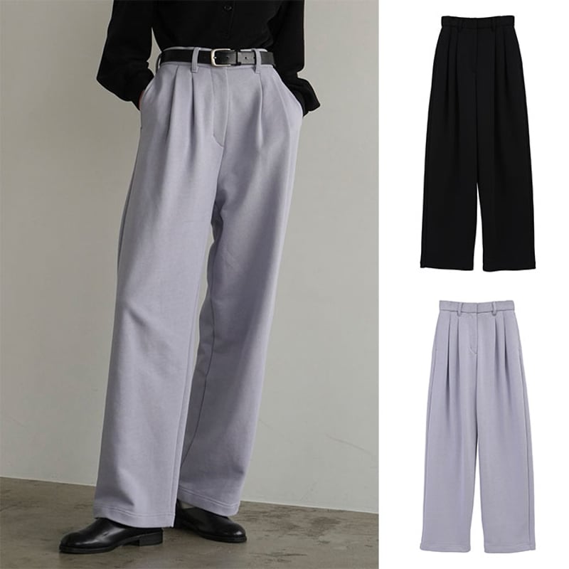 CLANE / TWO TUCK SWEAT PANTS / 171107252 | CHA CLANE / TWO TUCK SWEAT PANTS / 171107252 | CHA