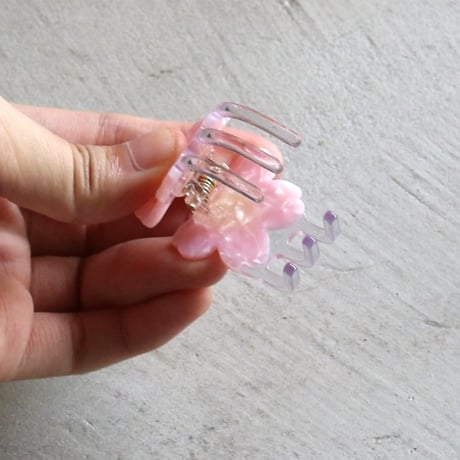 ククシュゼット 正規商品 ヘア ミニ アクセ クリップ 花 Coucou Suzette サクラ ミニ ヘアクロー ピンク (sakuraminiclaw)