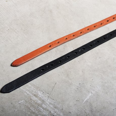 ANNAK / Long Narrow Leather Belt / dd1210