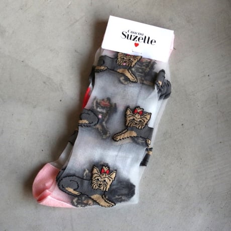 Coucou Suzette / ヨークシャテリア シアー ソックス / yorkshireshsocks