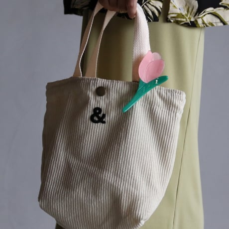 ククシュゼット 正規商品 ヘア アクセ クリップ かわいい 花 フランス Coucou Suzette チューリップ ヘア クロー ピンク(singletulipclaw)