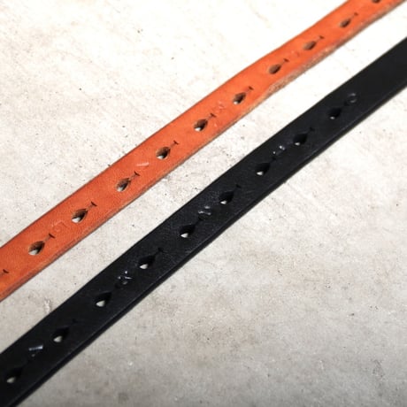 ANNAK / Long Narrow Leather Belt / dd1210