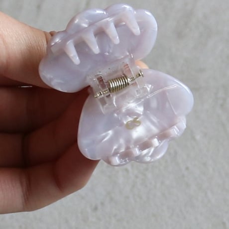 ククシュゼット 正規商品 ヘア ミニ アクセ クリップ 海 夏 Coucou Suzette ホタテ 貝 ミニ ヘアクロー ホワイト  (scallopshellminiclaw)
