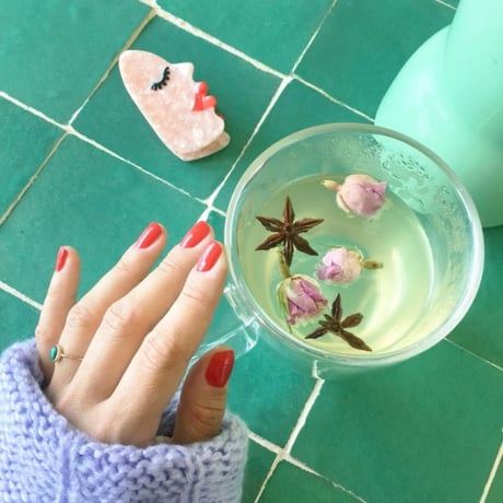 ククシュゼット 正規商品 ヘア アクセ クリップ おしゃれ 顔 フランス Coucou Suzette フェイス ヘア クロー Face Hair Claw ホワイト (whfaceclaw)