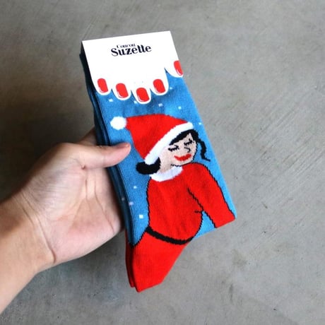 Coucou Suzette / Santa Claus Lady Socks / santaclausladysocks