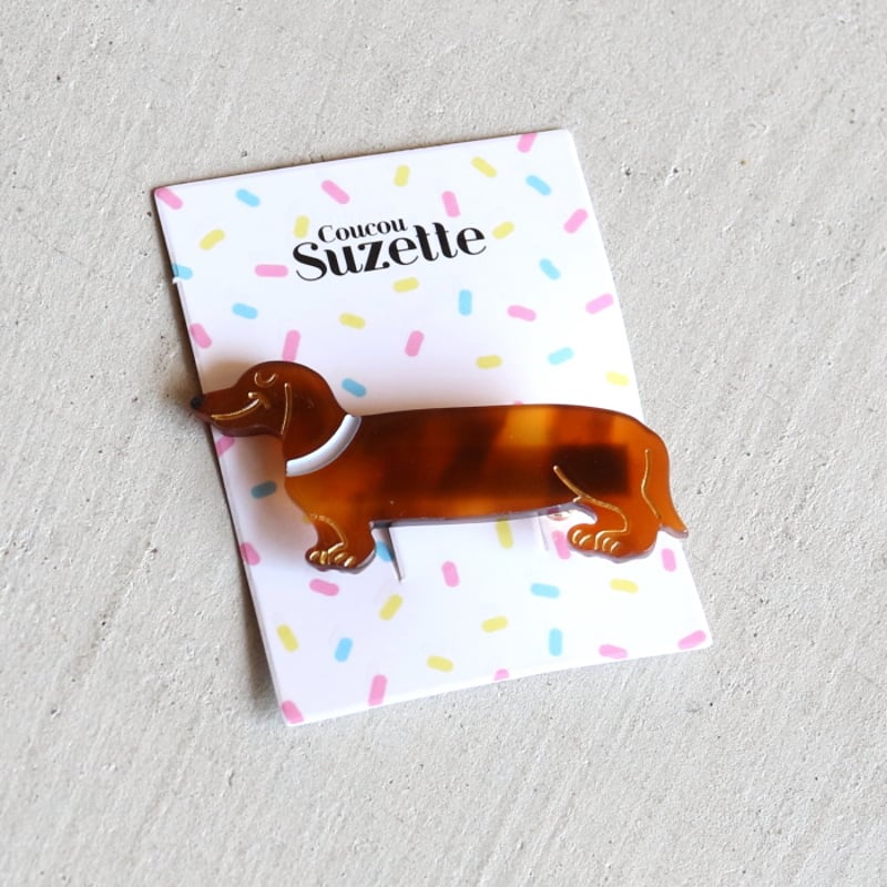 ククシュゼット 正規商品 ヘアアクセ クリップ ピン ヘアピン 犬