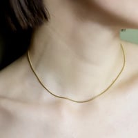 TEN. 正規商品 ユニセックス アクセサリー テン ツイスト チェーン ネックレス シルバー/ゴールド 38cm/50cm 2サイズ展開【即日発送】