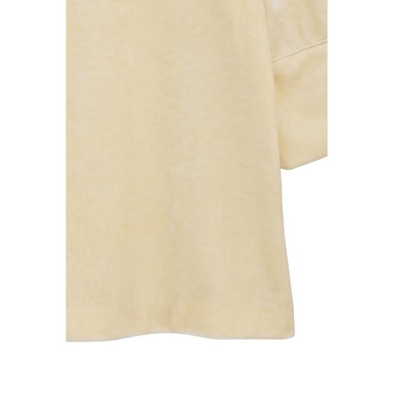 CLANE / CRUSHED VELOUR POLO TOPS / 191224062 |