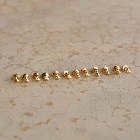 TEN. 正規商品 ユニセックス アクセサリー テン スイムピアス ゴールド【即日発送】