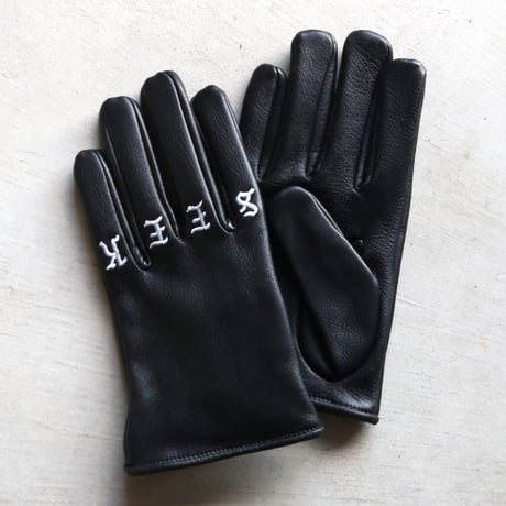 HIDEANDSEEK ハイドアンドシーク レザー グローブ Leather Gloves ブラック Black 2サイズ展開 2023秋冬新作(HG-111423)