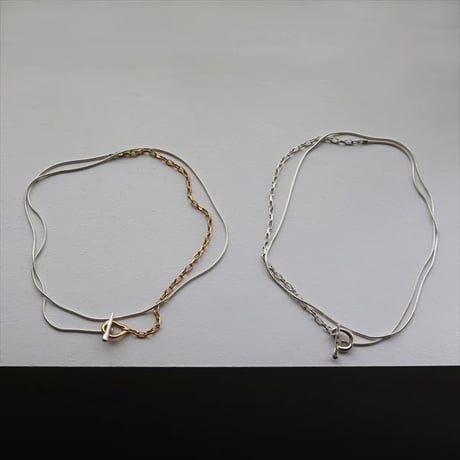 TEN. 正規商品 ユニセックス アクセサリー テン カンダマント ネックレス シルバー/シルバー×ゴールド【即日発送】(ne-0028)(nex-0028)