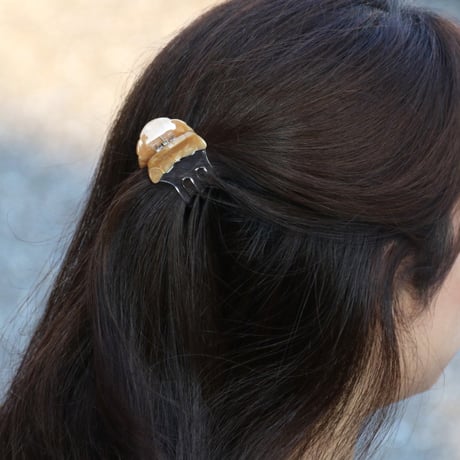 Coucou Suzette / Croissant Mini Hair Claw / croissantminiclaw