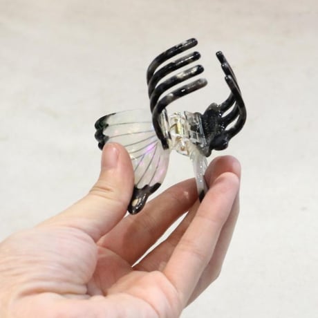 Coucou Suzette / White Butterfly Hair Claw / whbutterflyclaw