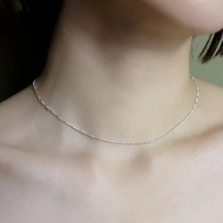 TEN. 正規商品 ユニセックス アクセサリー テン フィガロ チェーン ネックレス シルバー/ゴールド 38cm/50cm 2サイズ展開【即日発送】