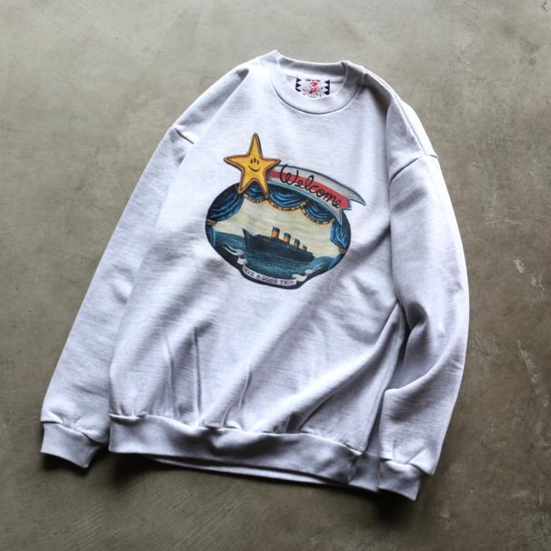 SON OF THE CHEESE / JOURNEY CREW NECK SWEAT /sc SON OF THE CHEESE / JOURNEY CREW NECK SWEAT /sc