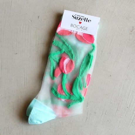 Coucou Suzette / チューリップ シアー ソックス / tulipshsocks