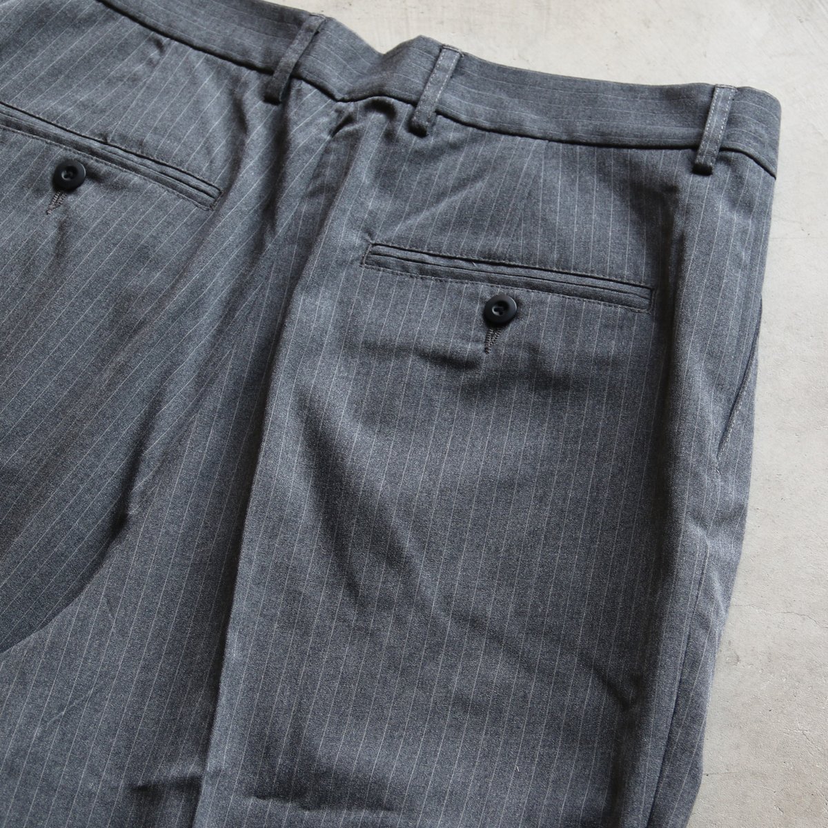 HIDEANDSEEK / Striped Pleated Trouser / HP-0306