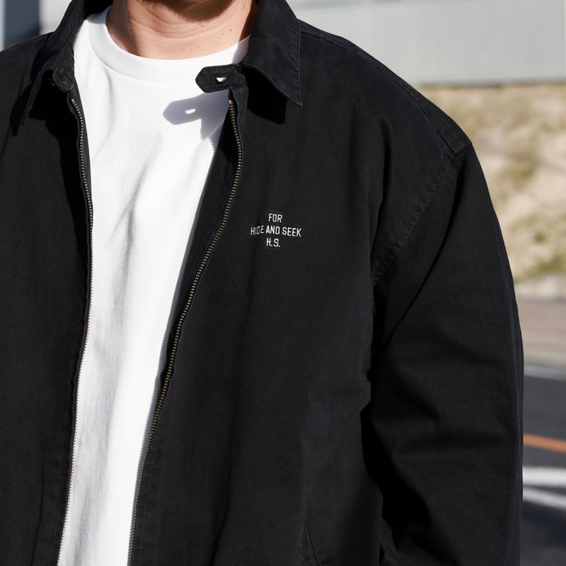 HIDEANDSEEK / Harrington Jacket(Pigment Dye) /