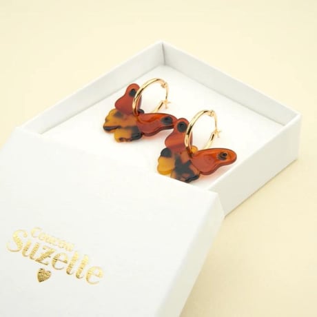Coucou Suzette / Moth Earrings / mothear