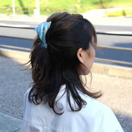 ククシュゼット 正規商品 ヘア アクセ クリップ かわいい 海 夏 魚 生き物 フランス Coucou Suzette イルカ ヘア クロー ブルー(dolphinclaw)