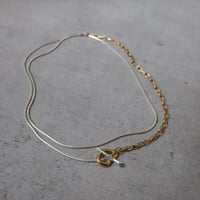 TEN. 正規商品 ユニセックス アクセサリー テン カンダマント ネックレス シルバー/シルバー×ゴールド【即日発送】(ne-0028)(nex-0028)